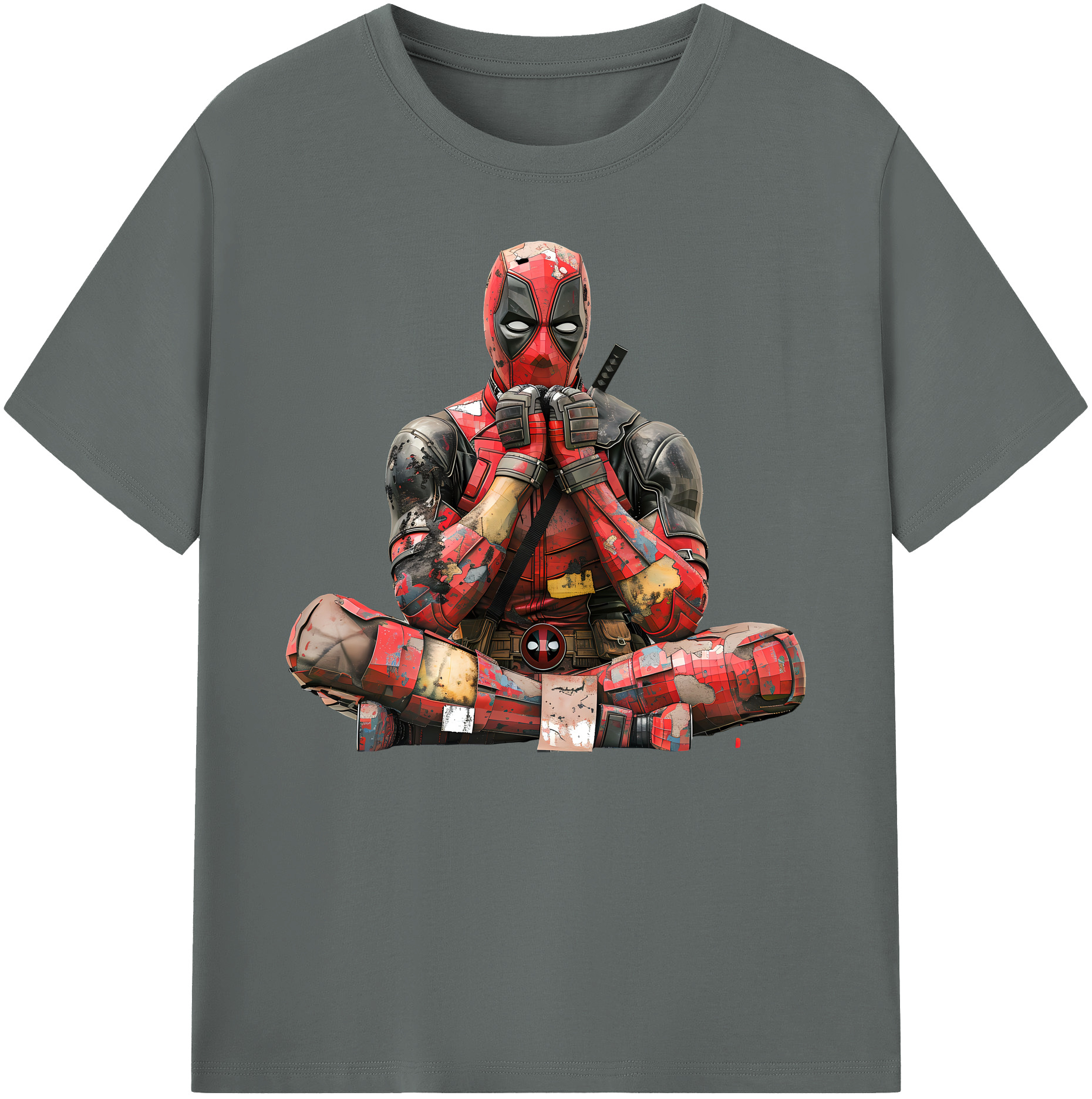 （画像用） Deadpool デッドプール 綿100％ メンズ半袖Tシャツ｜肌触りやわらか＆通気性